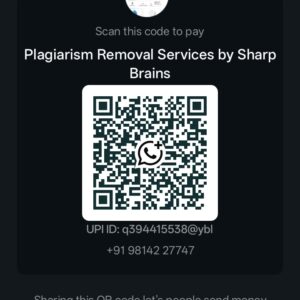 UPI Scanner for payments to get Plagiarism and AI reports by Turnitin and DrillBit.
